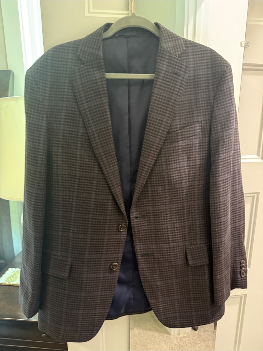 Jos. A. Bank Brown Checked Two-Button Sport Coat
